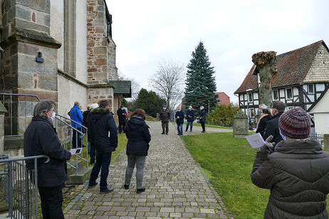 Eröffnung der Adventszeit vor der Stadtpfarrkirche